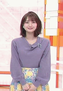井上清華　谷間GIF画像