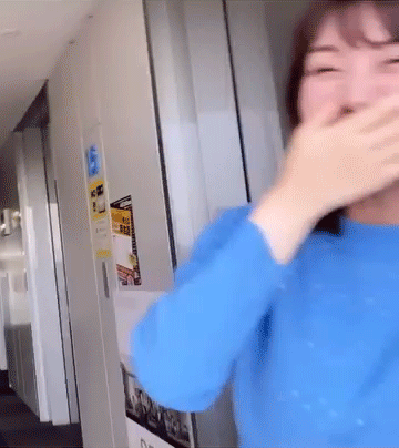 井上清華 おっぱいGIF画像
