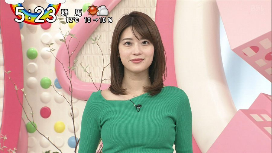 郡司恭子 ニット 着衣おっぱい