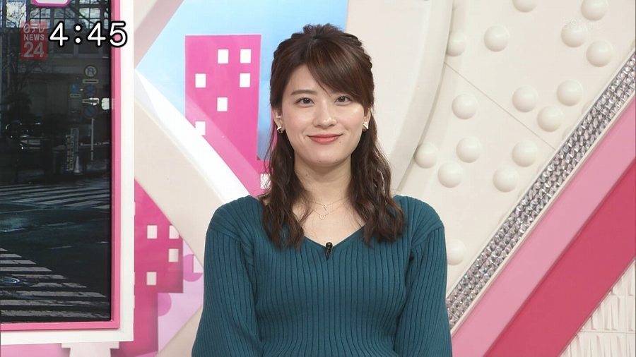 郡司恭子 ニット 着衣おっぱい